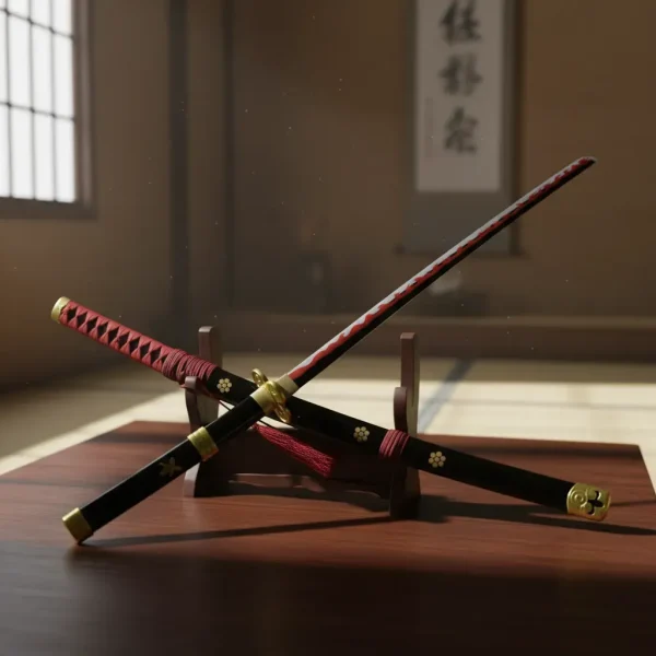 Katana One Piece Sandai Zoro Lâmina Bambu