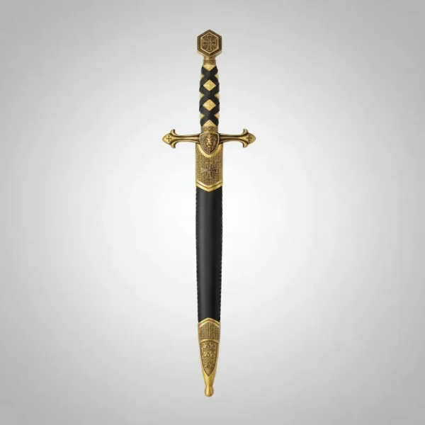 Espada Adaga Cavaleiro Templário Cruz De Malta Medieval 55cm
