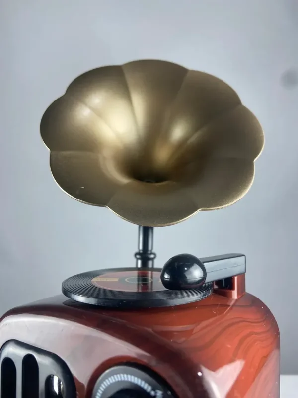 Caixinha Miniatura Toque Musical Vitrola Antiga Decoração