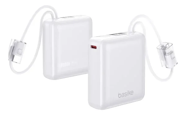Carregador Pawer Bank 10,000 Mah Ios Android Branco Portátil