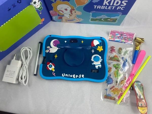 Tablet Kids Infantil Azul Tela 7 Com Acessórios