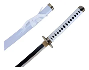 Katana Wado Ichimonji Zoro One Piece Lâmina Bambu Cosplay