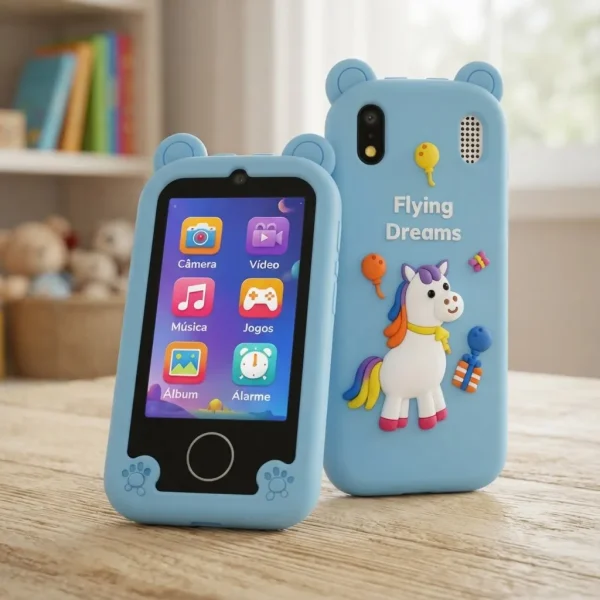 Celular Infantil De Brinquedo Com Câmera Criança Unicórnio