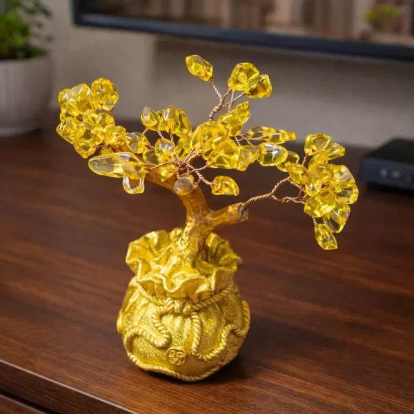 Arvore Da Vida Bonsai Feng Shui Fortuna Prosperidade 16cm