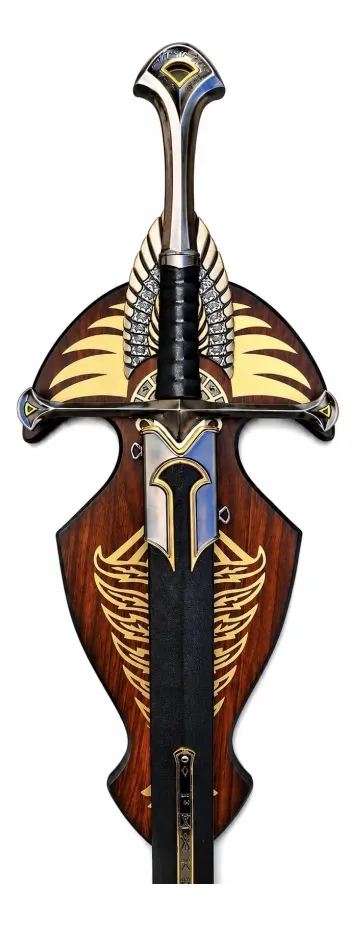 Espada Decorativa Anduril Com Bainha E Suporte