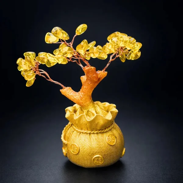 Arvore Da Vida Bonsai Feng Shui Fortuna Prosperidade 16cm