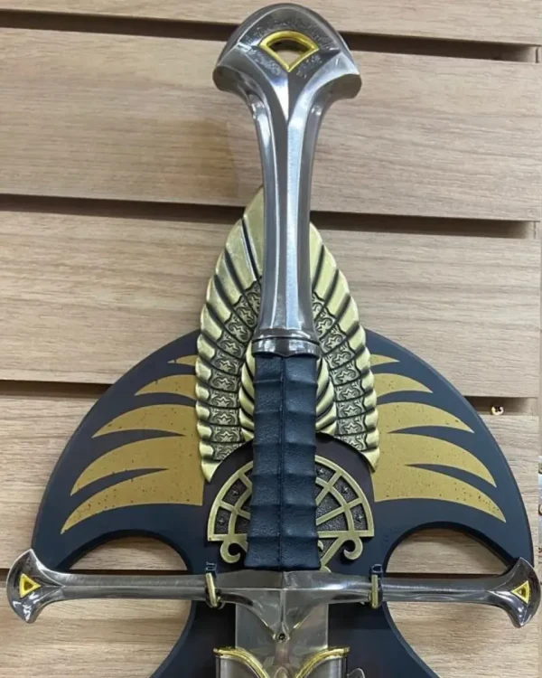 Espada Decorativa Anduril Com Bainha E Suporte