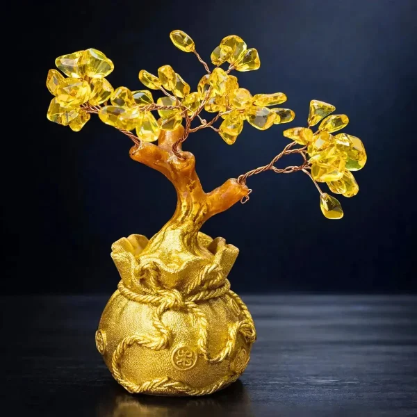 Arvore Da Vida Bonsai Feng Shui Fortuna Prosperidade 16cm