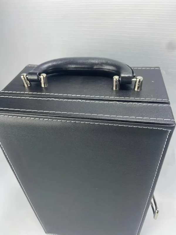 Maleta Para 2 Vinhos Com Kit Acessórios 4 Peças