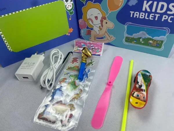 Tablet Interativo Infantil Rosa Com Acessórios