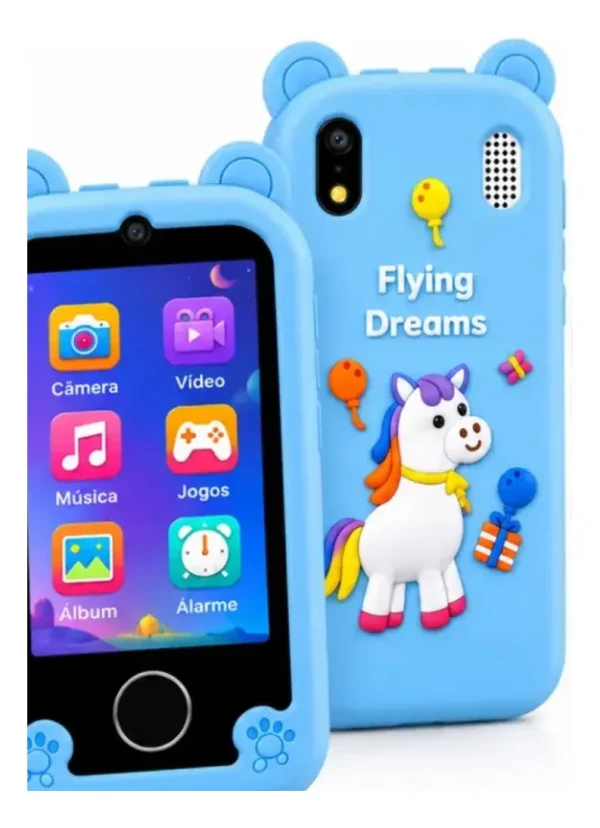 Celular Infantil De Brinquedo Com Câmera Criança Unicórnio
