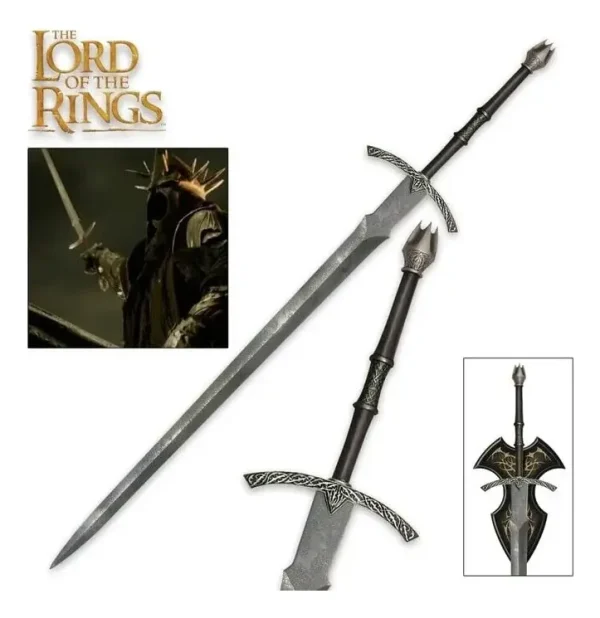 Espada Rei Bruxo Senhor Dos Anéis Com Suporte