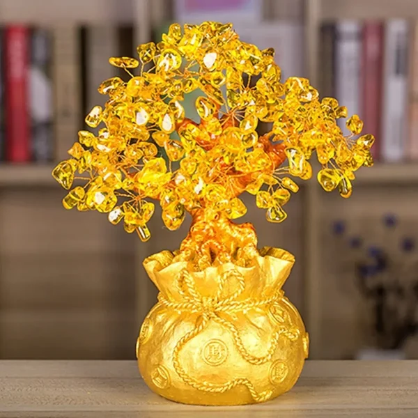 Arvore da vida bonsai feng Shui  Fortuna prosperidade 26 cm
