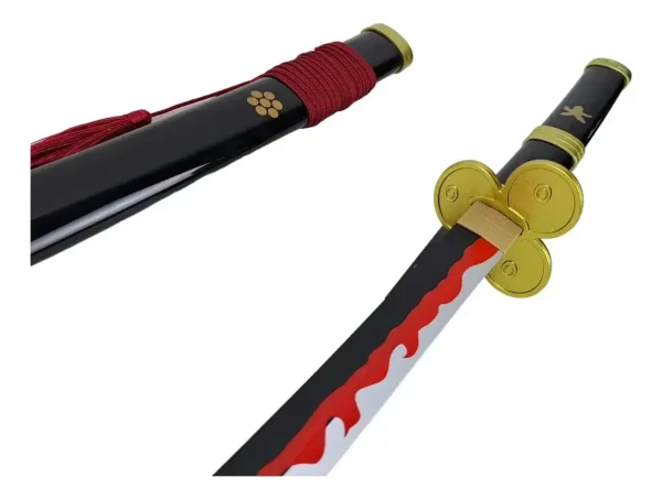 Katana One Piece Sandai Zoro Lâmina Bambu