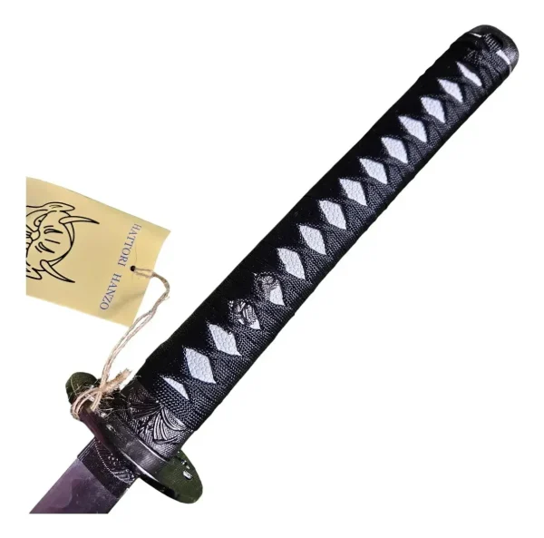 Katana Aço Kill Bill Hattori Hanzo Para Cosplay Com Suporte