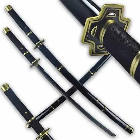 Espada Katana Yamato Dmc 5 Com Tsuba Dourada E Suporte