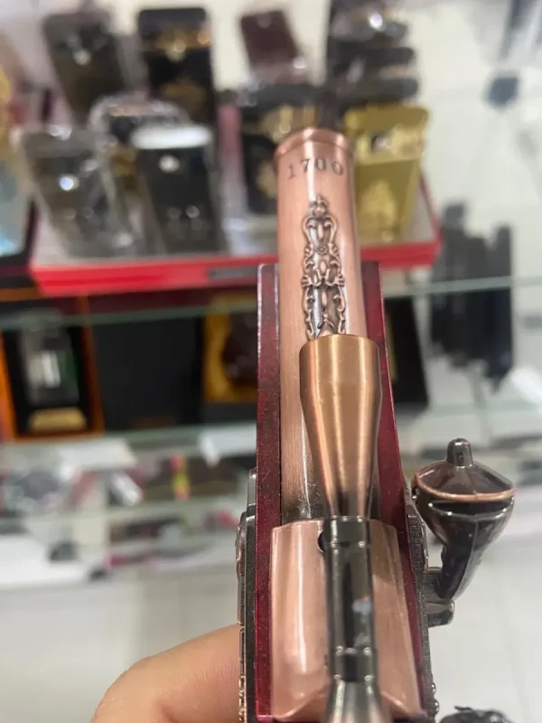 Arma Garrucha Decorativa Arma Com Mira
