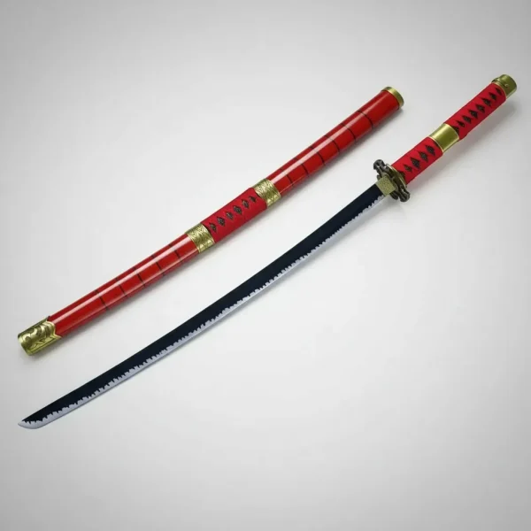 Espada Katana Zoro Cosplay Sandai Kitetsu Onepiece Aço