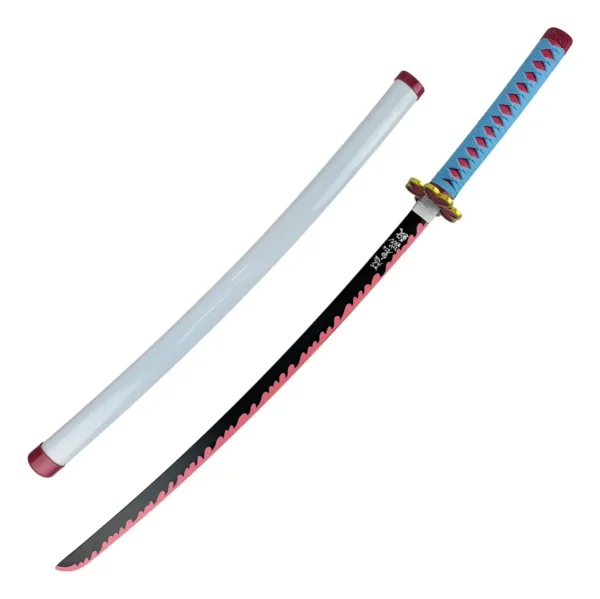 Katana Kanroji Demon Slayer Lâmina Bambu Com Suporte