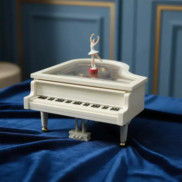 Piano De Cauda C/bailarina Decorativo