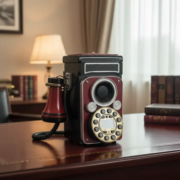 Telefone Modelo Antigo De Gancho Faz Ligação