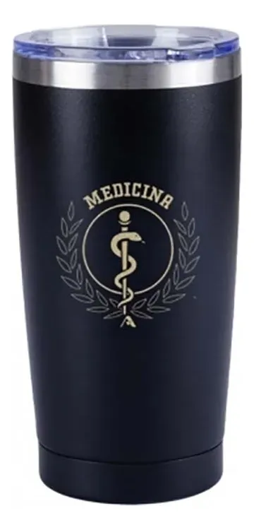Copo Térmico Medicina Com Tampa