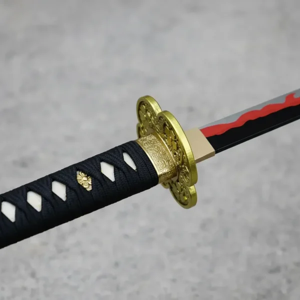 Katana One Piece Sandai Zoro Lâmina Bambu