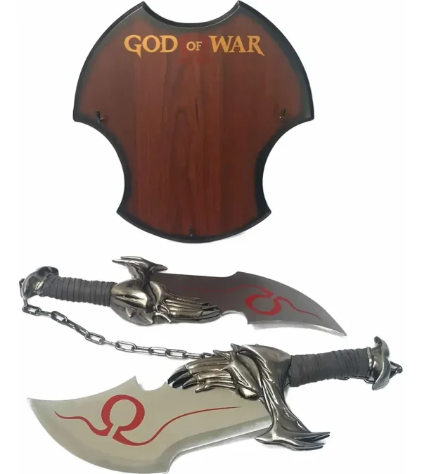 Espada Kratos God Of War Em Aço Espada + Suporte