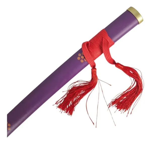 Katana Enma Zoro One Piece Roxa Em Aço Cosplay