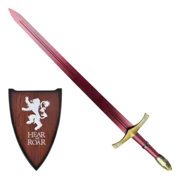 Espada Cumpridora De Promessas Vermelha Leão Dourado