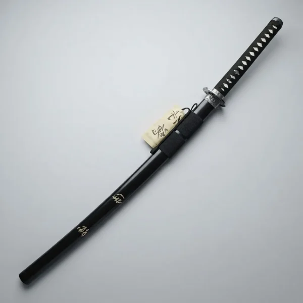 Katana Ninja Metal Decorativa Osato Knives Preta