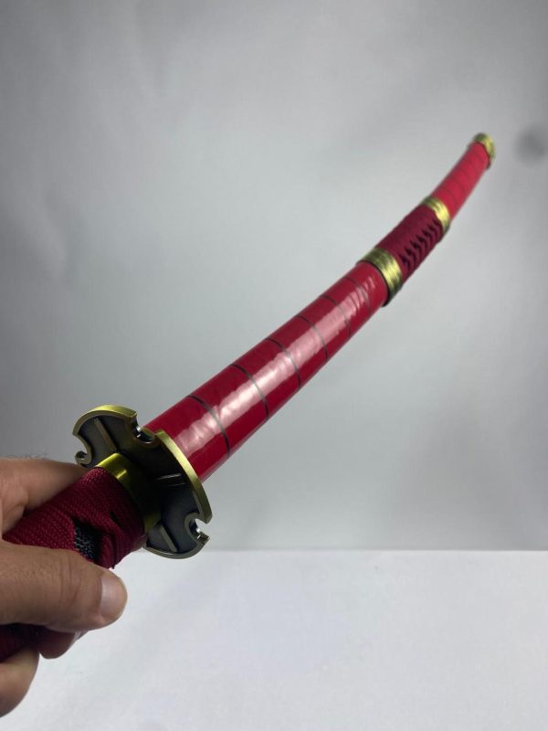 Espada Katana Zoro Cosplay Sandai Kitetsu Onepiece Aço