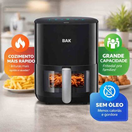 Air Fryer Grand Familly Elétrica Frita. S/ Óleo 5,5L Digital