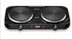 Fogão Cooktop Elétrico Portátil 2 Bocas 2500w Fogareiro