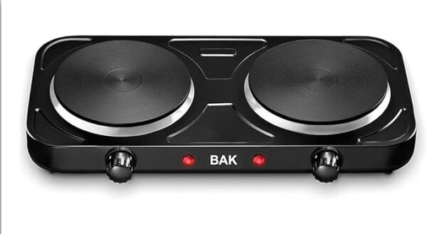 Fogão Cooktop Elétrico Portátil 2 Bocas 2500w Fogareiro