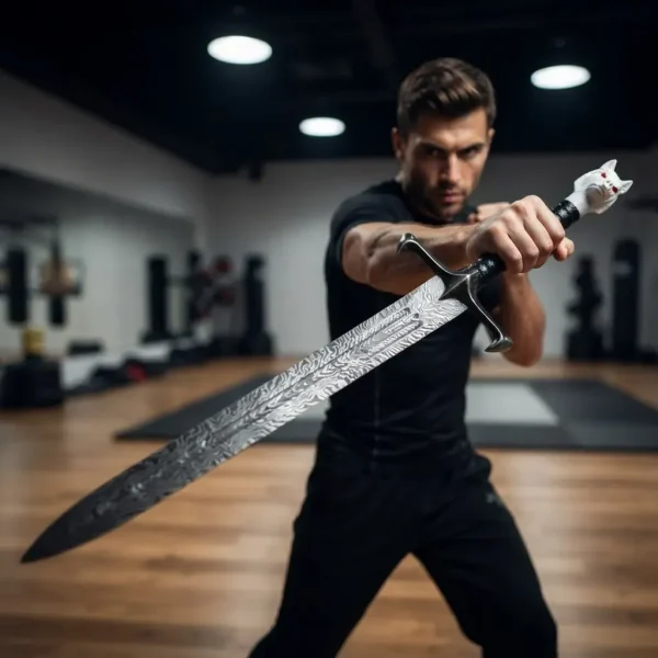 Espada Decorativa Garra Longa Jon Snow Aço Valiriano Thrones