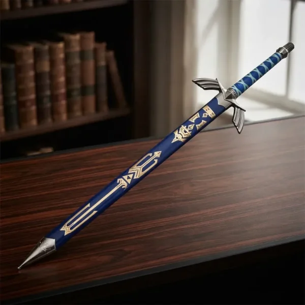 Espada Master Sword Zelda Decorativa Com Suporte
