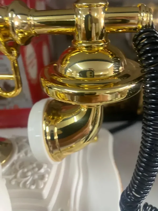 Telefone Retrô Decorativo Porta Joias Com 1 Toque Musical
