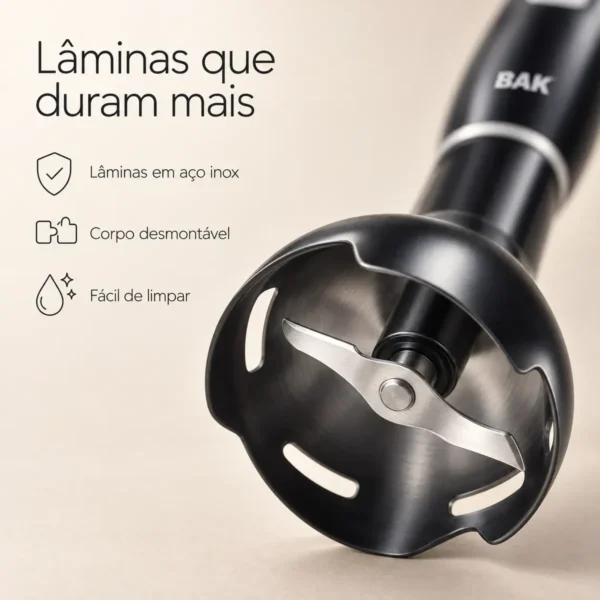Mixer Portátil  3 Em 1 250w Multifuncional Com Acessórios