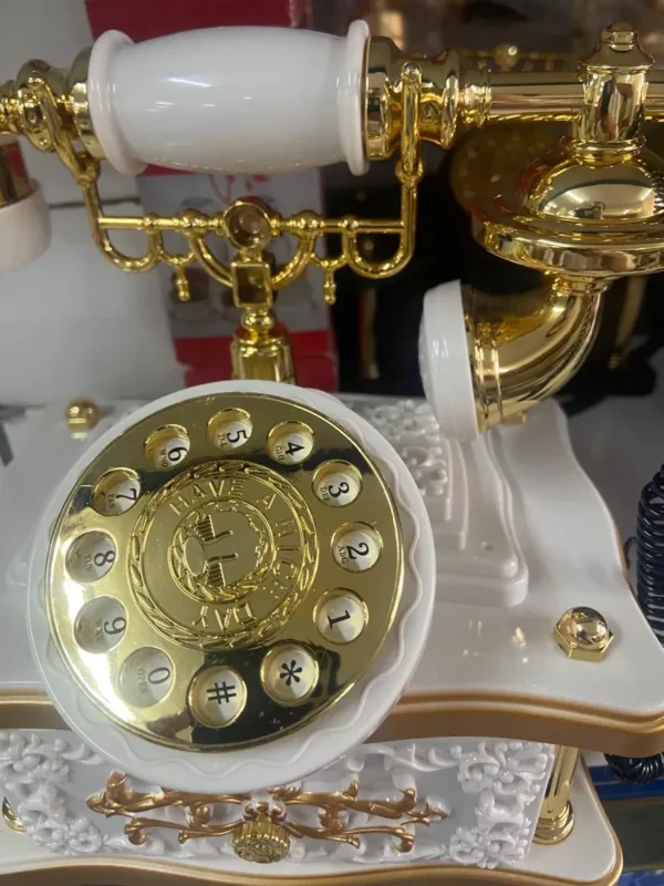 Telefone Retrô Decorativo Porta Joias Com 1 Toque Musical