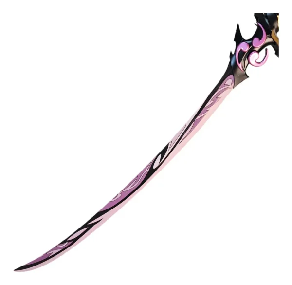 Katana Rosa Musou Isshin Raiden Shogun Genshin Impact Em Aço