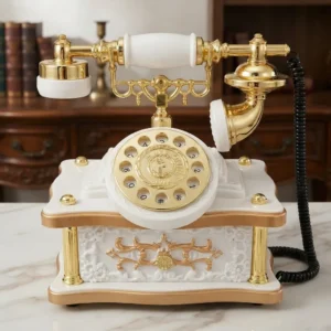 Telefone Retrô Decorativo Porta Joias Com 1 Toque Musical