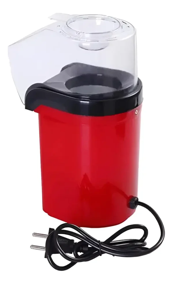 Mini Pipoqueira Elétrica Sem Óleo Rapida 1200w  Cor Vermelha