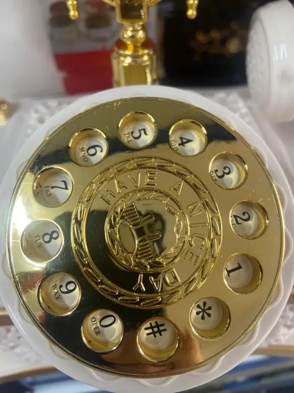 Telefone Retrô Decorativo Porta Joias Com 1 Toque Musical