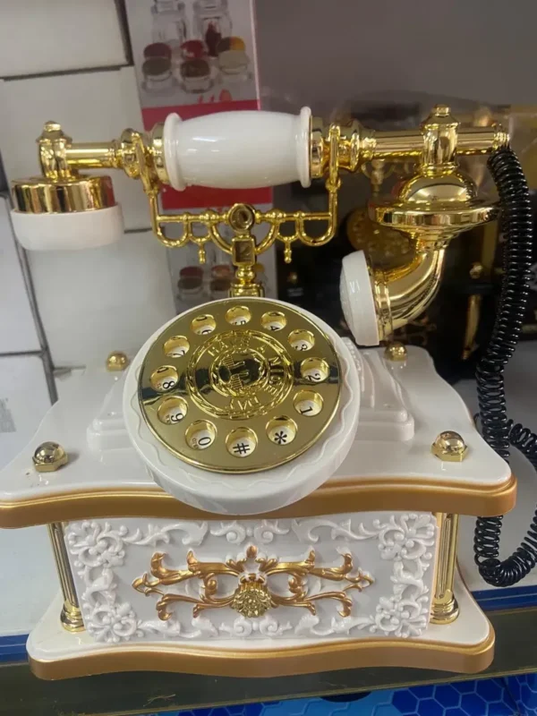 Telefone Retrô Decorativo Porta Joias Com 1 Toque Musical