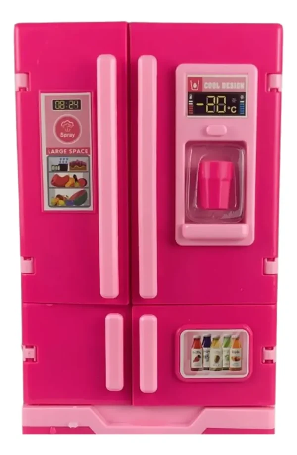Mini Geladeira Mini Fridge Com Luz,som E Fumaça