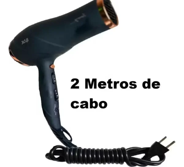 Secador De Cabelo  Profissional 2000w Bivolt 110/220v