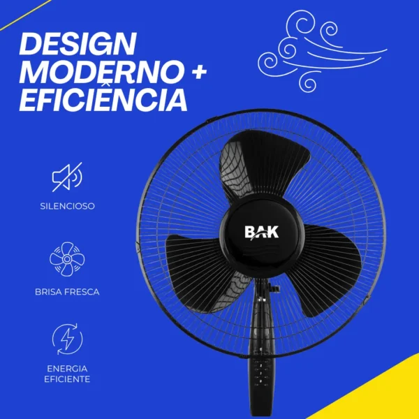 Ventilador Pedestal  3 Hélices Coluna Ajustavel 45w Preto