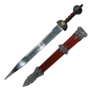 Espada Gladiador Romano Medieval 77cm Bordô