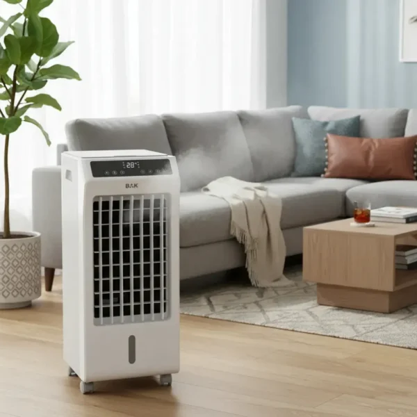 Climatizador Umidificador Bak 5L Branco 65W Com Controle Remoto